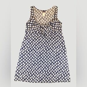 Patagonia Navy and White Sleeveless Printed Casual Dress